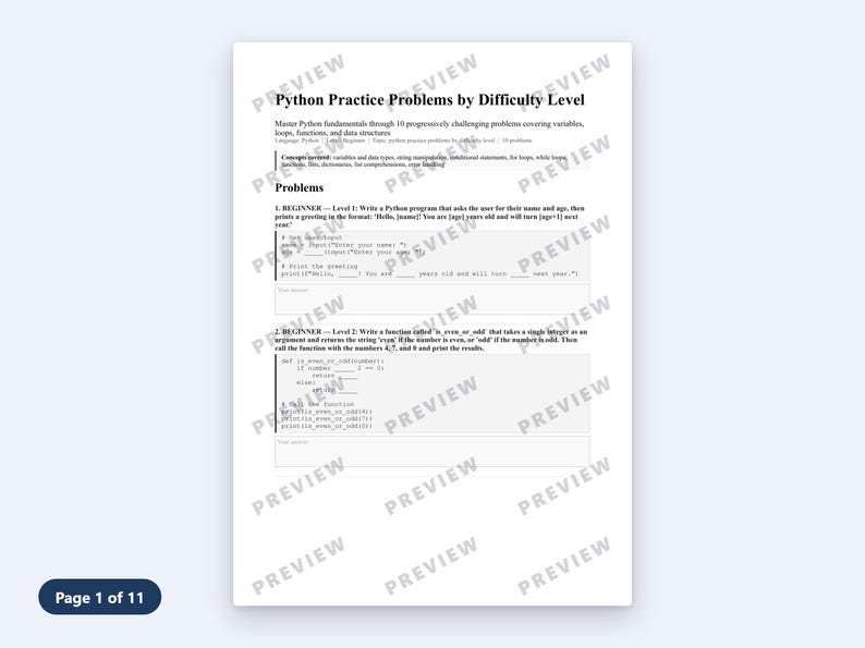 Cuaderno de ejercicios prácticos de Python / Ejercicios graduados desde principiante hasta avanzado imagen 3