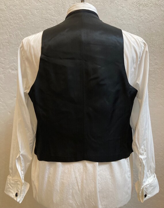 1960s "Richman Brothers" Men's 3 Piece Black Pinstri - Gem