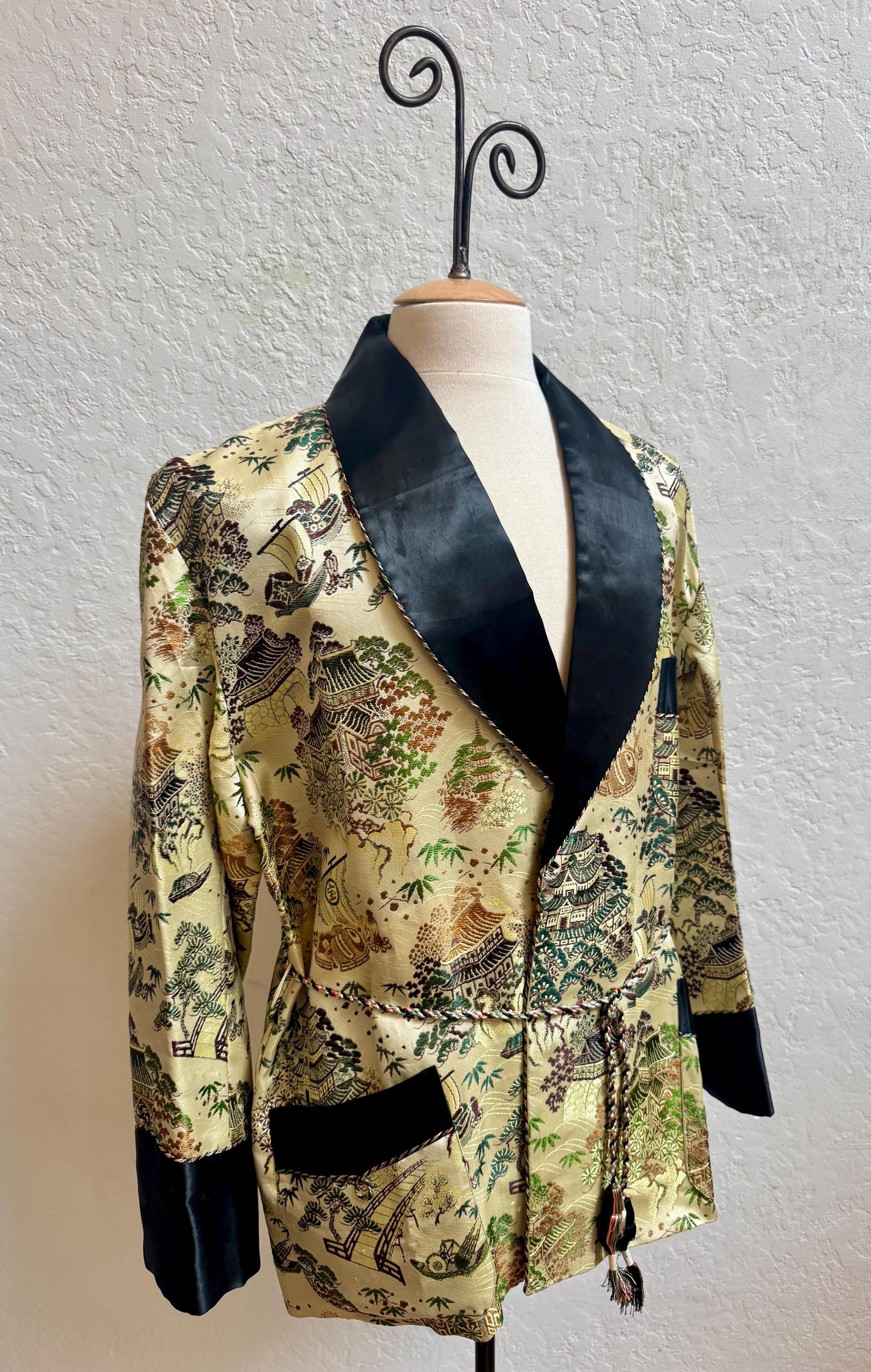 ジャケット・アウター vintage smoking jacket Special】20's~30's Vintage Smoking Jacket 1920年代 20年代