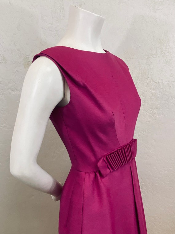 1960’s “Suzy Perette” Cocktail Dress in Raspberry… - image 2