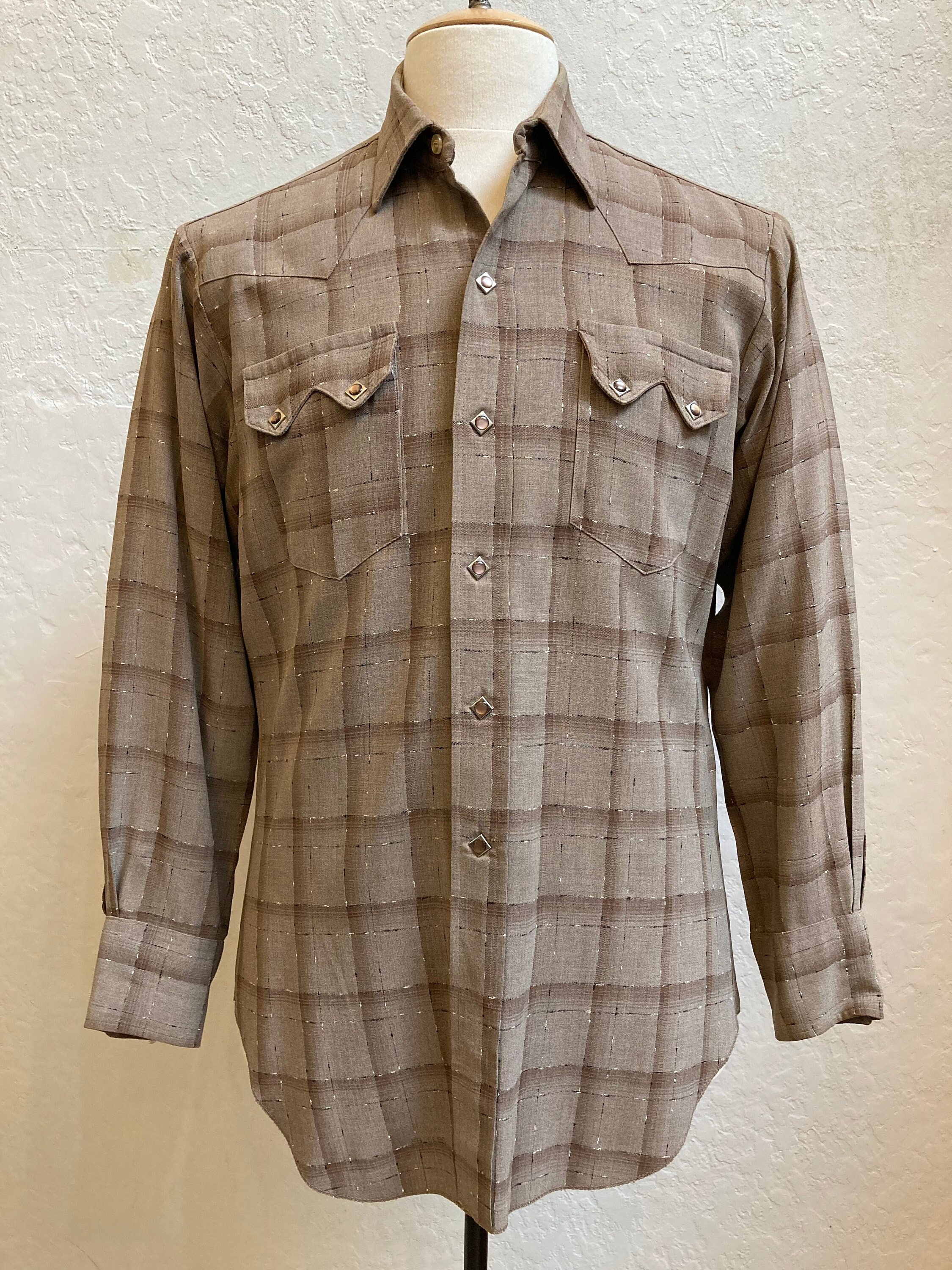 1950s Big E Levi's Western Shirt - Ladies' Size 12