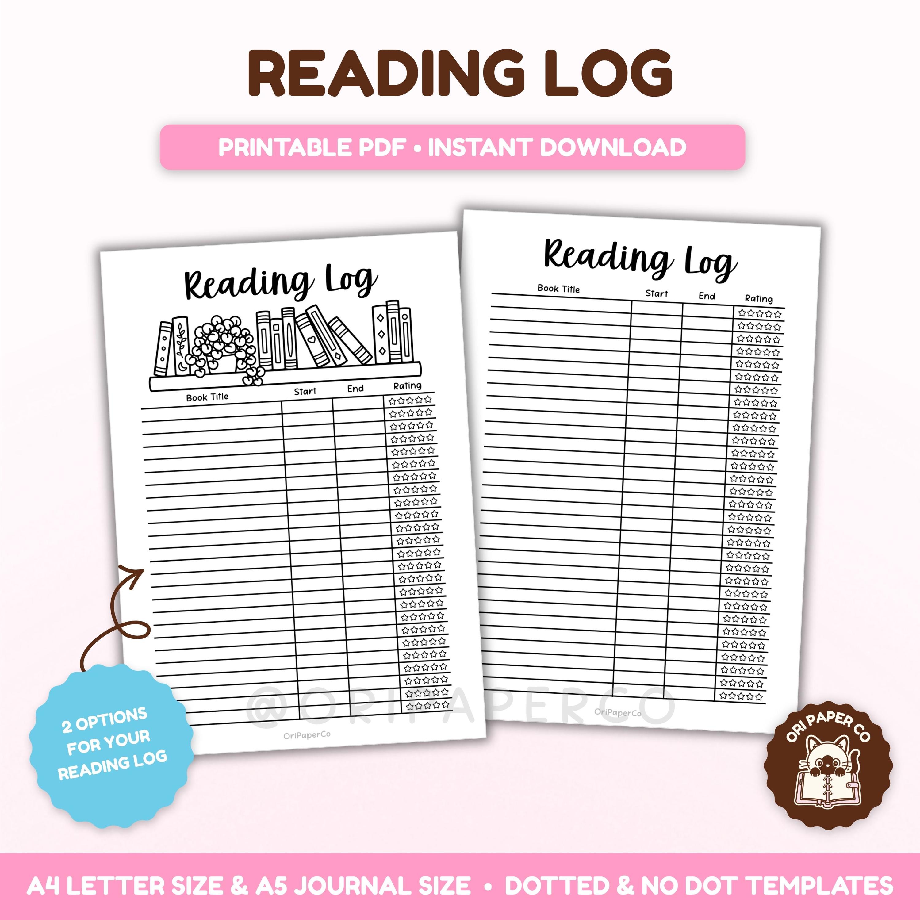 Book Wishlist Printable - Etsy