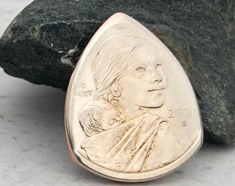 Coin Guitar Picks, The Original® 2000-2004 Sacagawea Golden Dollar