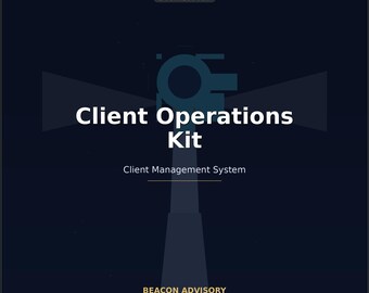 Kit de gestión de clientes con IA / Herramienta de incorporación de operaciones (descarga digital)