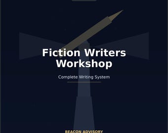 Kit de sugerencias para escribir ficción con IA / Herramienta para autores de talleres de creación de novelas (descarga digital)