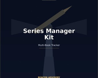 Kit de herramientas para la gestión de series de libros con IA / Herramienta de seguimiento de continuidad para autores (descarga digital)