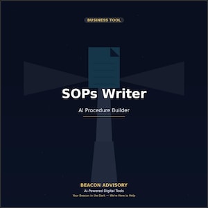 AI SOP Writing Prompt Pack | Standard Operating Procedure Builder Tool (Digital Download)