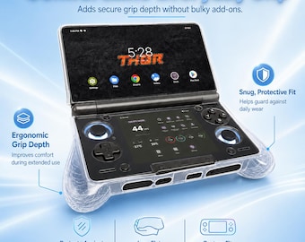 AYN Thor Slim TPU Protective Cover, Ergonomic Handheld Grip Case, Lightweight Gaming Case