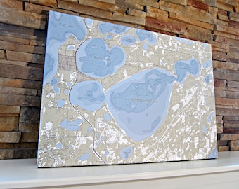 North Long Lake - Canvas Lake Map