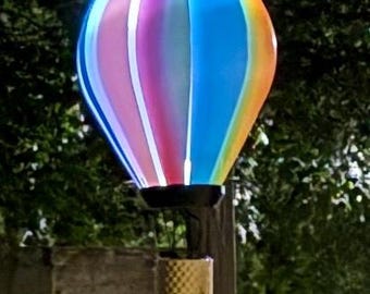 Hot air balloon windmill outdoor light