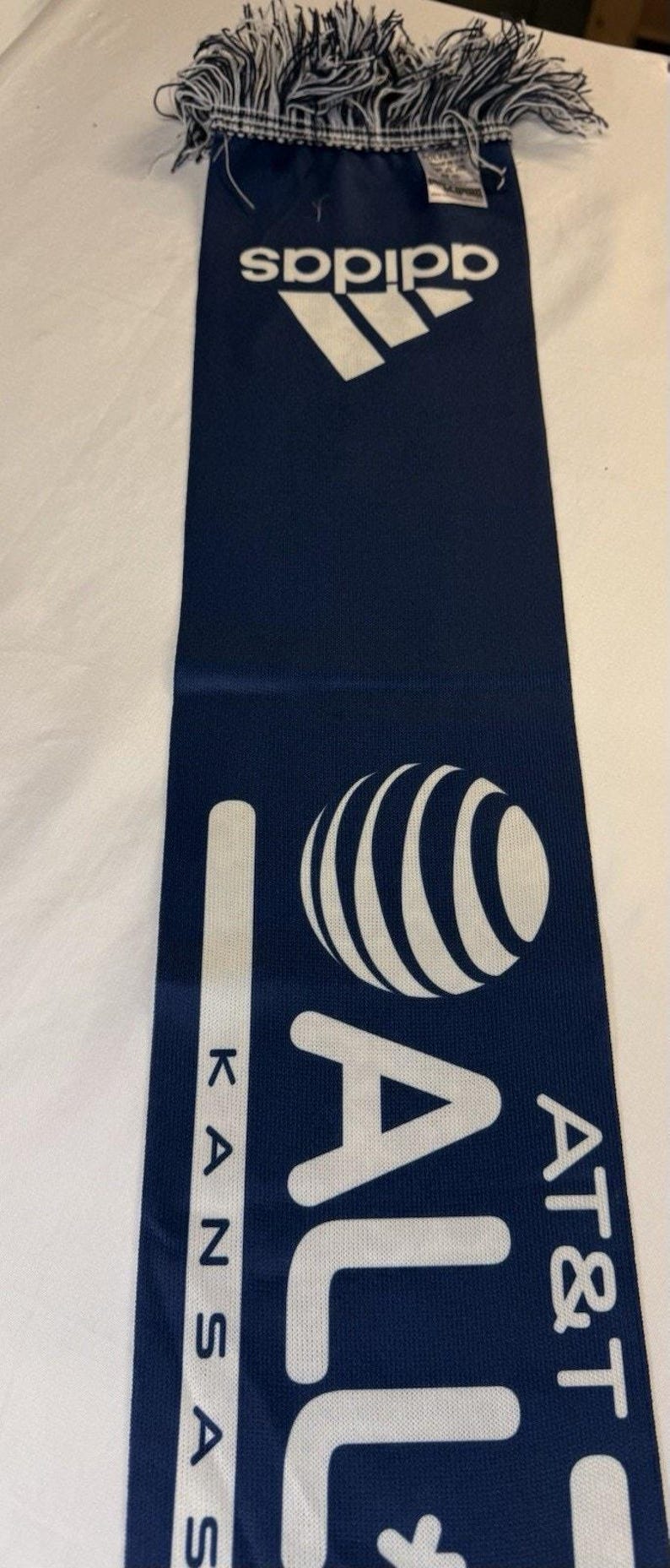 MLS Adidas AT&T All Star Game Scarf 2013 Soccer Kansas City Souvenir Blue White Bild 5
