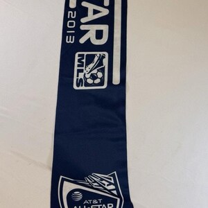 MLS Adidas AT&T All Star Game Scarf 2013 Soccer Kansas City Souvenir Blue White Bild 4