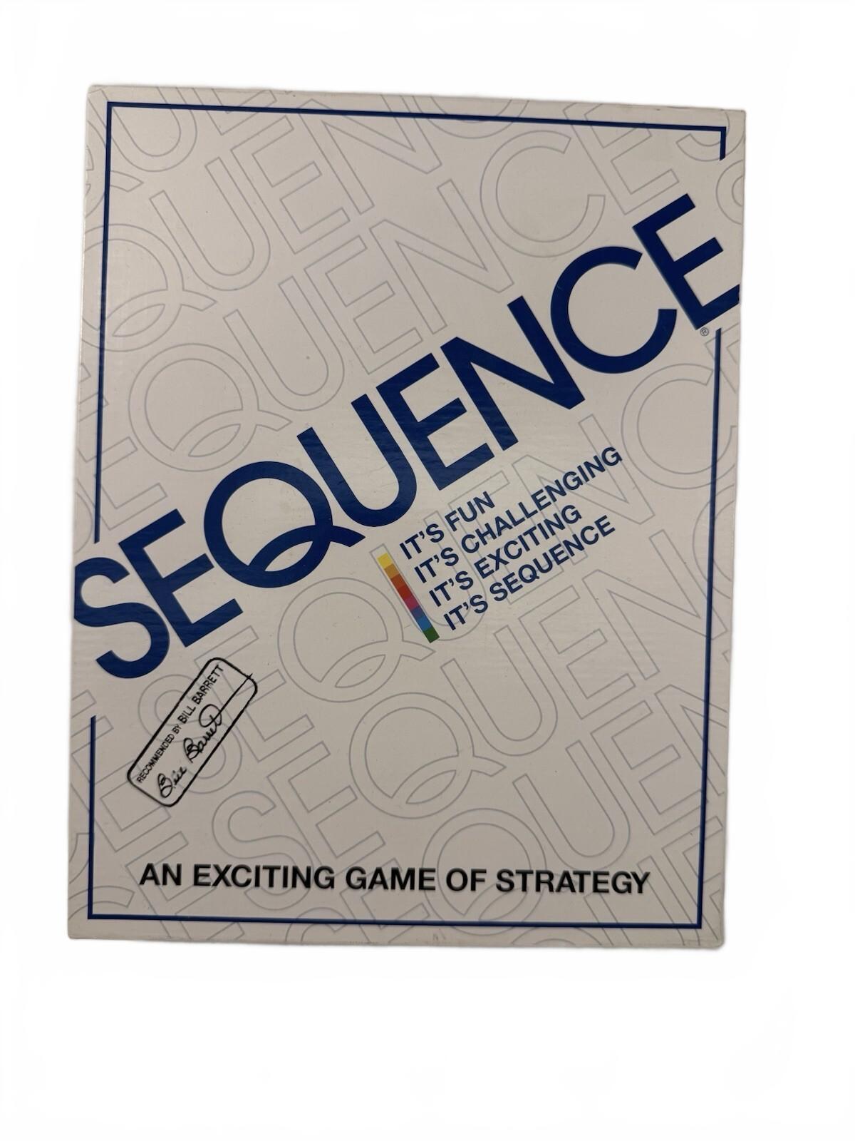 VINTAGE 1995 SEQUENCE Board Game of Strategy Complete 1990s Family Strategy