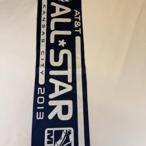 MLS Adidas AT&T All Star Game Scarf 2013 Soccer Kansas City Souvenir Blue White Bild 6