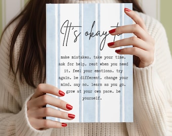 Be Unique Affirmation Journal Hardcover