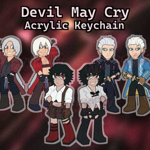 Devil May Cry 3/5 Acrylic Double Sided Keychain