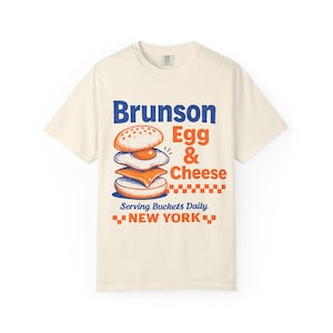 Brunson Egg and Cheese T-Shirt, New York Basketball Fan Tee, Unisex Graphic Shirt