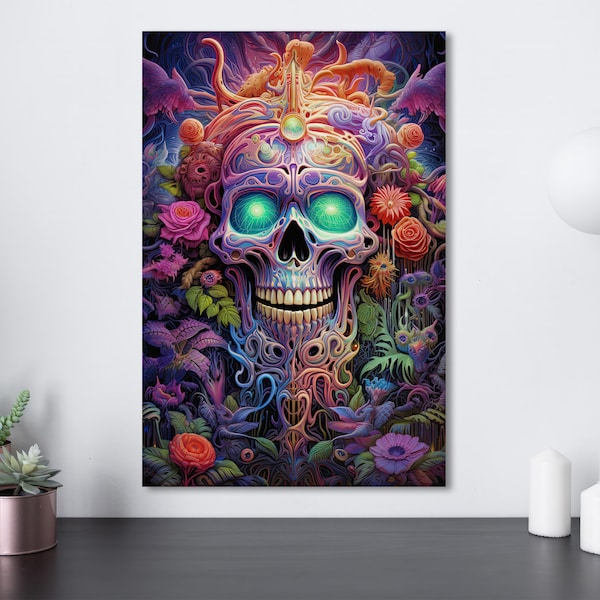 Immerse in a Psychedelic 3D Journey | Digital AI Art Collection for Download | 300dpi | Art Print Digital Download | 24x36in JPG Format