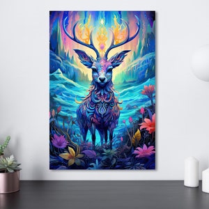 Fantasy Fusion: Psychedelic Art Gallery | Digital AI | 300dpi | 24x36in JPG | Downloadable Art Print