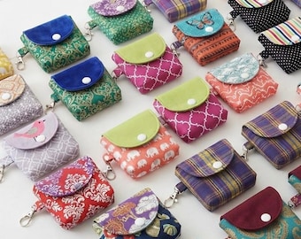 Pretty Keychain pouch PDF pattern