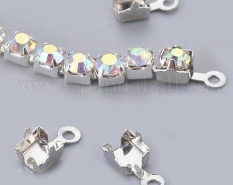 Rhinestone Chain Ends 2 Sets