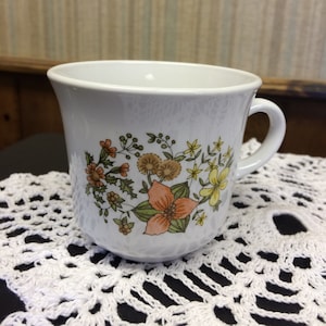 Vintage &quot;Indian Summer&quot; Corelle by Corning Mug and Saucer Set