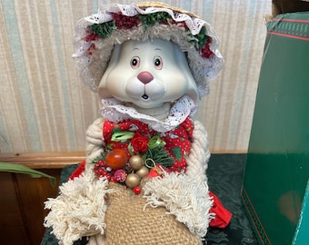 Vintage House of Lloyd "Flossie" Bunny Doll CATW Shelf Sitter