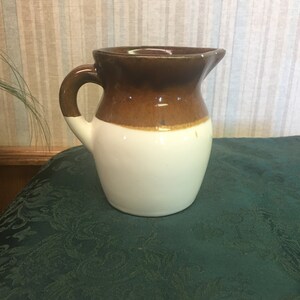 Vintage R.R.P. & Co. Stoneware Small Pitcher