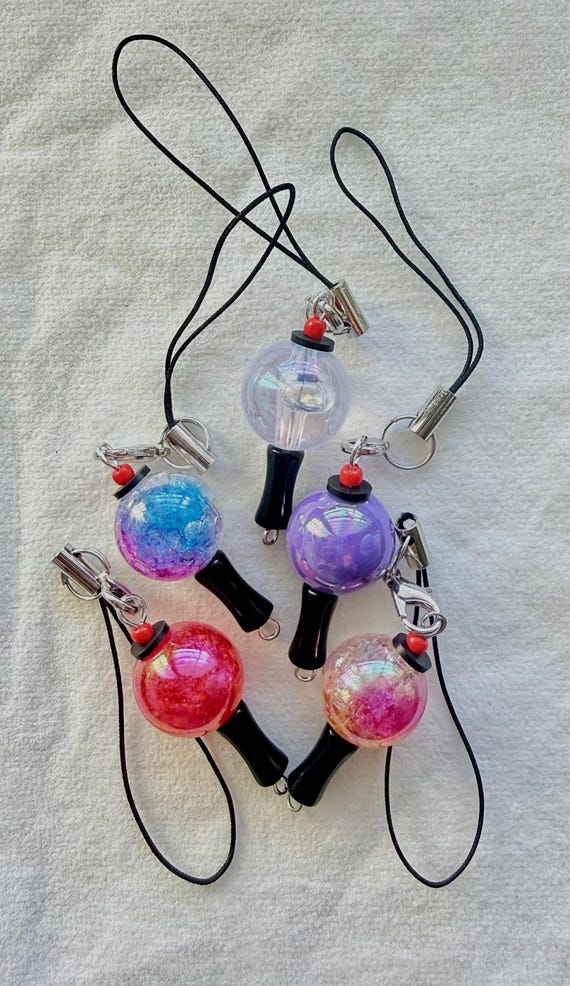 Mini BTS Army Bomb Phone Charms - Concert Freebies, Party Favors