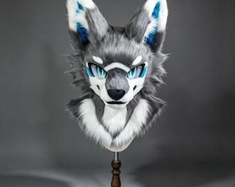 Op maat gemaakte fursuit-kop, furry-conventies, cosplay-uitrusting, op maat gemaakte fursuit, fursuit-masker, furry-conventies, furry-kop, cosplay-masker, dinomasker, fursuit