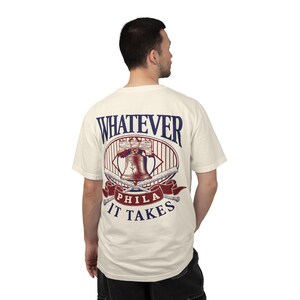 Philly Whatever It Takes Shirt, Philadelphia Baseball T-Shirt  | Philly Baseball Bell Tee, Phila Whatever It Takes Tee