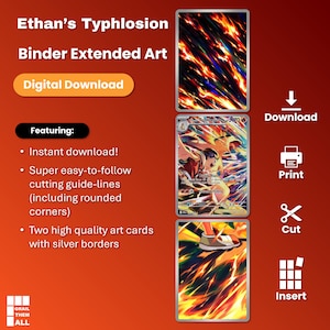 Ethan's Typhlosion - Pokemon Binder Extended Art - 3-Pocket Layout
