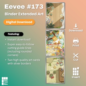 Eevee #173 - Pokemon Binder Extended Art - 3-Pocket Layout