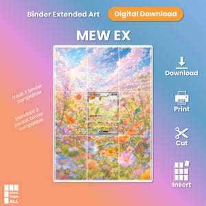 Mew ex (Chinese Exclusive Promo 003/SV-P) - Binder Extended Art 9-Pocket Layout