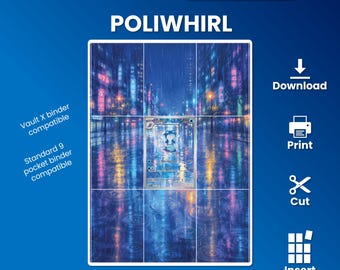 Poliwhirl (#176 Scarlet & Violet) - Binder Extended Art 9-Pocket Layout