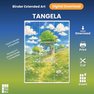 Tangela (#178 Scarlet & Violet 151) - Ordner mit erweitertem Artwork und 9 Fächern