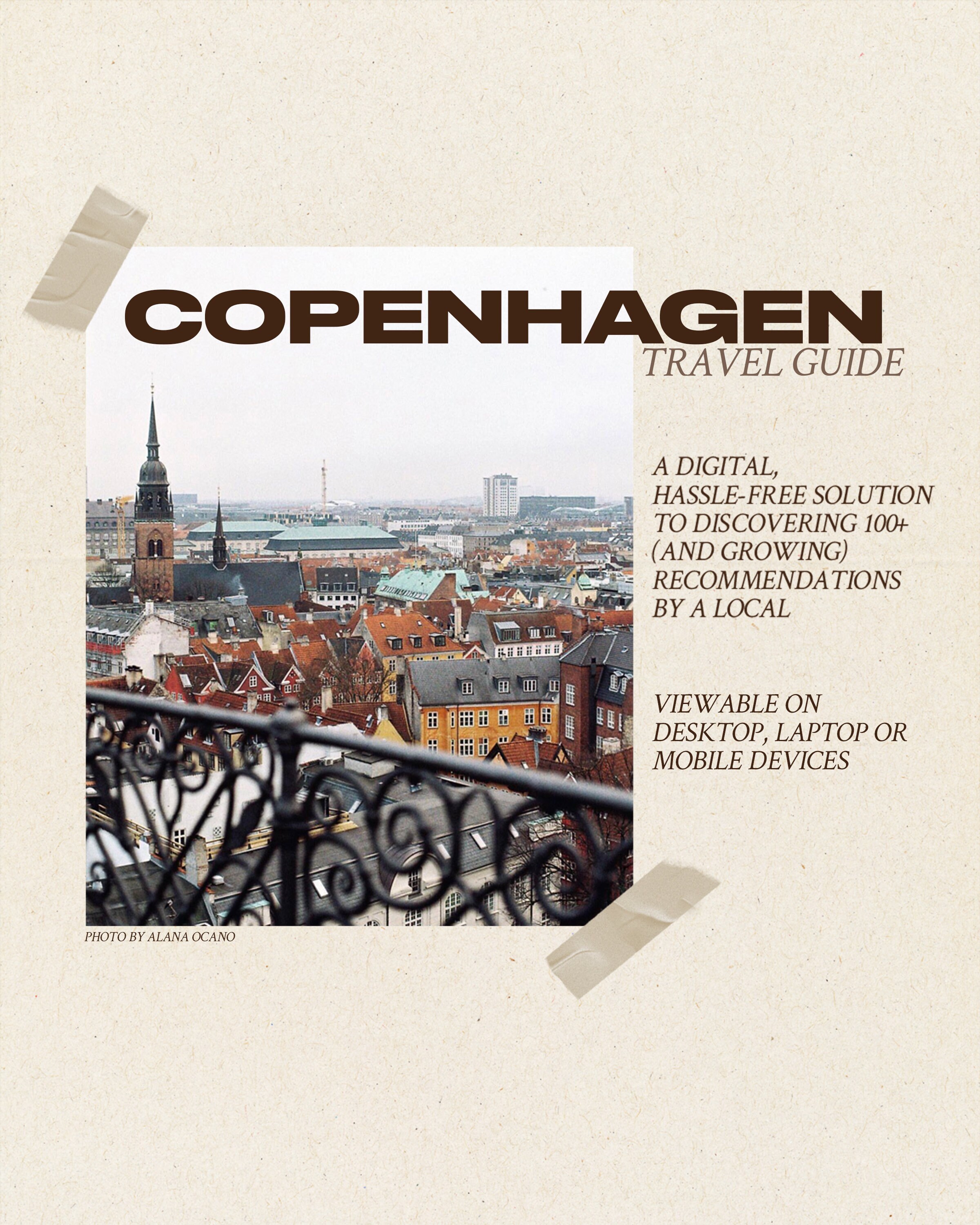 Copenhagen Travel Guide Map