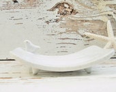 Bird soap dish big soapdish large rustic white bird ceramic plate