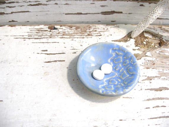 Small pill dish, handmade ring holder