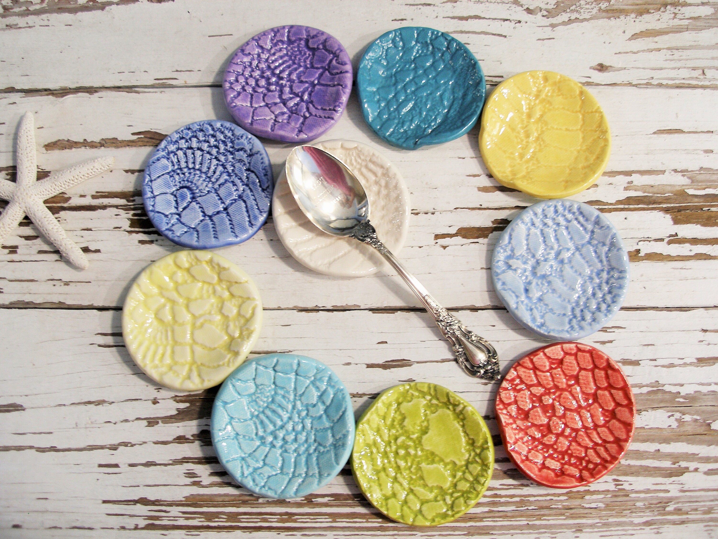 Spoon rest small handmade kitchen dish