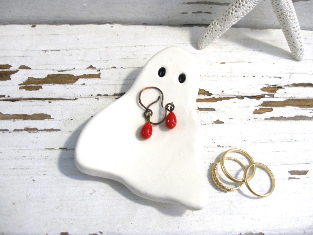 Ghost Ring Dish Spoon Rest Halloween - Etsy