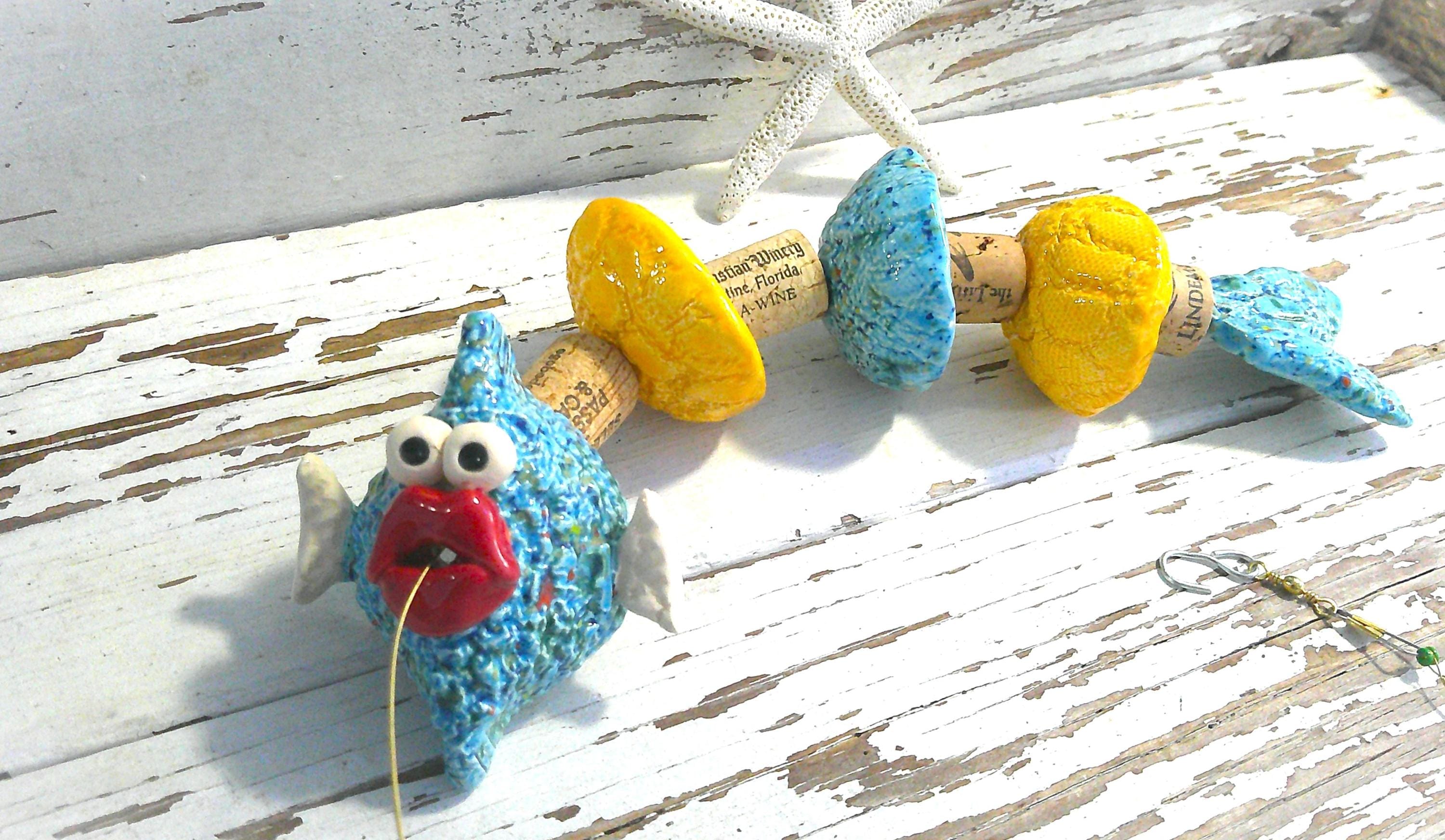 Ceramic Fish Big Lips - Etsy