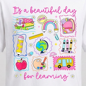 It's a Good Day for Learning PNG,  Back to School Teacher Shirt Design (Digital Download)