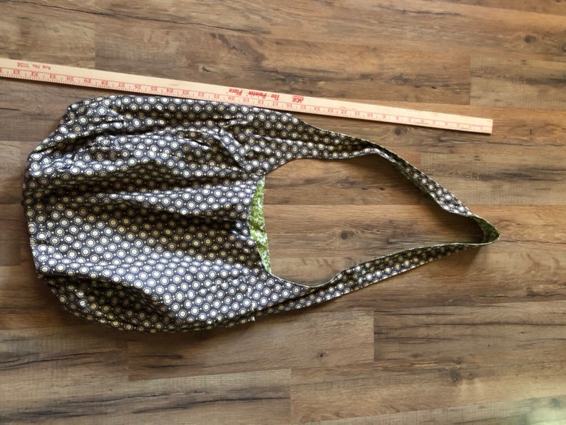 Reversible Hobo Tote Bag Purse
