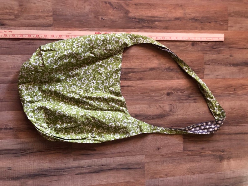 Reversible Hobo Tote Bag Purse