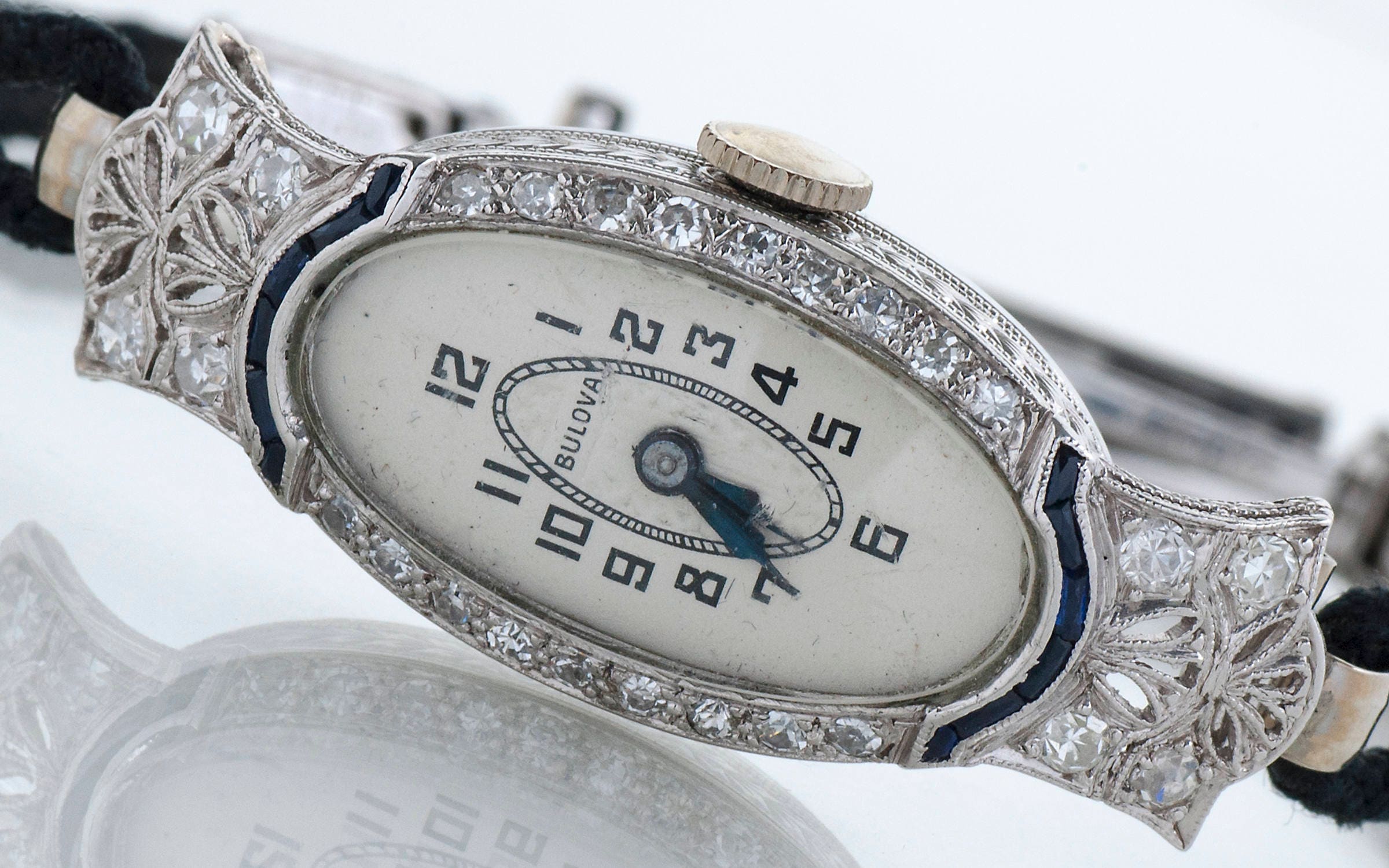 Bulova women's diamond and sapphire watch new arrivals