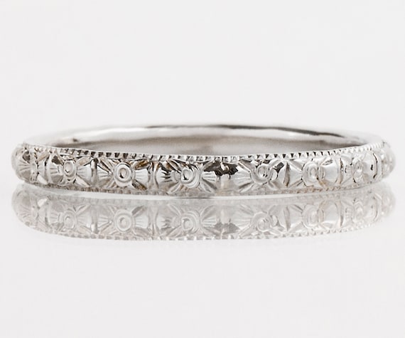 Antique wedding bands sale 1920s