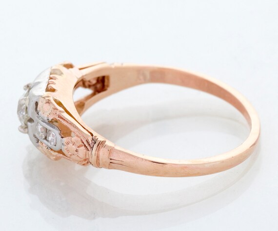 Antique Engagement Ring - Antique 1930's 14k Two-… - image 2
