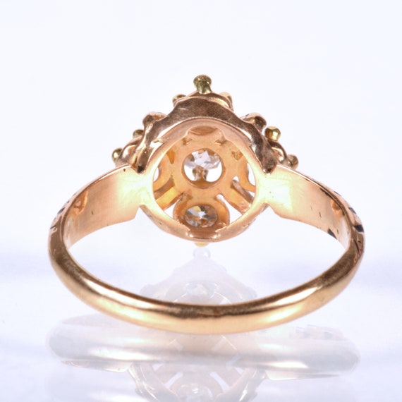 Antique Ring - Antique Victorian 18k Yellow Gold … - image 3