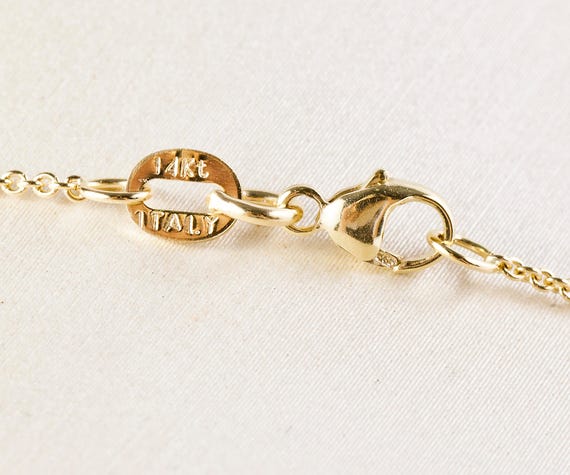 Antique Necklace - Antique 18k Yellow Gold Hand P… - image 3